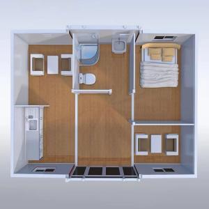 Fast Moving Activity Room Double Wing Folding House With Modern Design