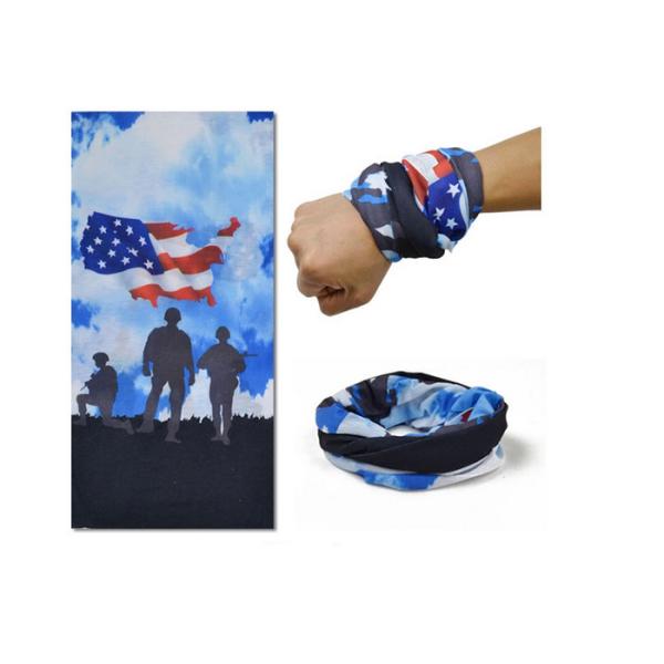 Quality High Elastic  Tubular Headwear American Soldiers Design Good Air Permeability wholesale