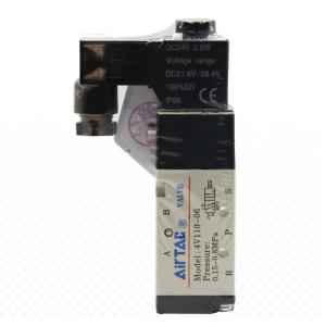 Air Solenoid Valve 4V110-06 With Indicator 5 Port 2 Position 2/5 Way 1/8"