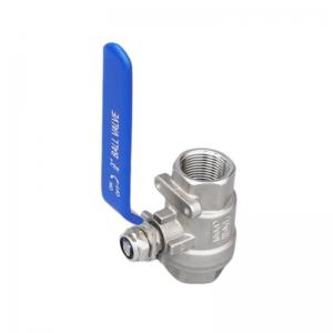China Female Threaded Ball Valve 1000wog Full Port Stainless Steel 2PC Connection Form Thread on sale