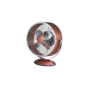 Red 9 Inch Portable Vintage Electric Fan / Two Speed Air Circulator Retro Table