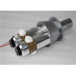 China 4200w Ultrasonic Oscillator Double Welding Horn 15Khz Ultrasonic Transducer on sale
