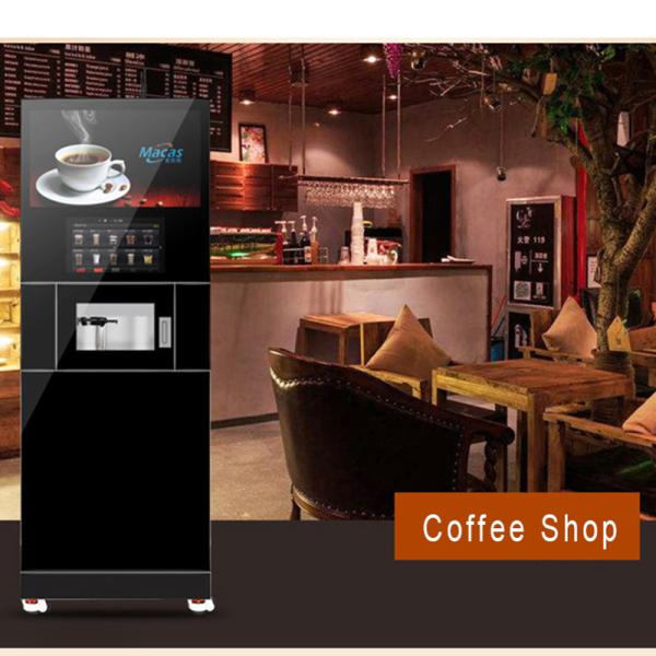 OEM Hot And Cold Espresso Coffee Vending Machine For Retail