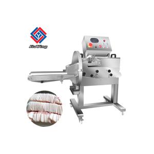 Double Blades Meat Processing Machine Cooked Cured BBQ Beef Meat Slicer Cutter