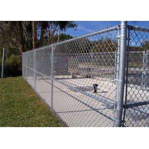 Hot dipped galvanized 9 gauge chain link wire mesh fence