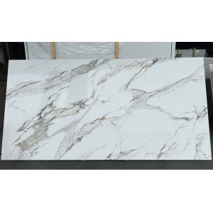 OLK1003G Calacatta Gold New Collection Vain To Full Body Printed Quartz Stone Hd