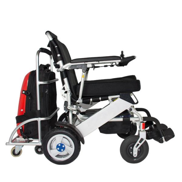 Quality Manual Mag Wheels Brushless 18KM Multifunction Foldable Electric Wheelchair wholesale