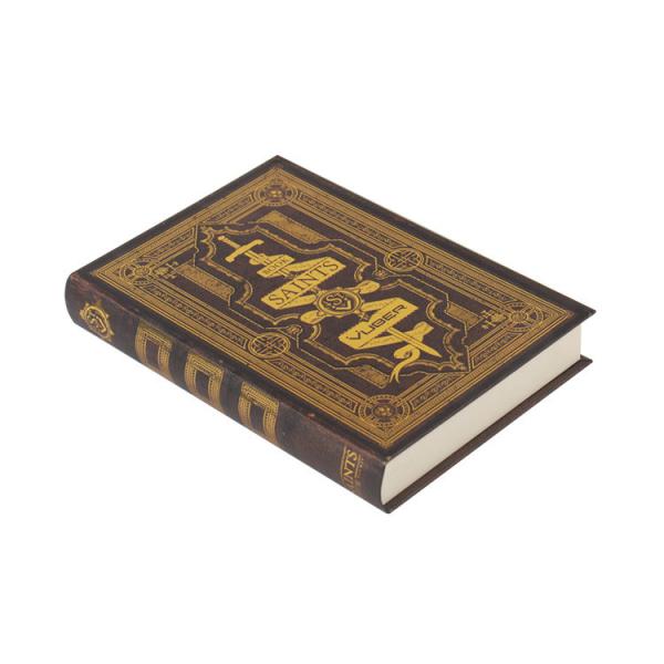 Luxury Design False Book Shape Magnetic Close gift Cardboard Paper Packaging Box With Eva Insert Custom Logo Foil