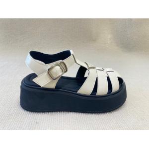 China Black White Designer Platform Sandals US 5- US 10 Flat Platform Sandals on sale