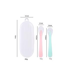 Heat resistant up to 200°F Soft silicone food spoon with Easy To Clean feature