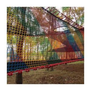 New styles different colorful crochet ropes rainbow climbing net
