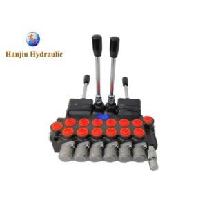 6P40 Joystick Hydraulic Directional Valve 40lpm Manual Control Valve Interchange