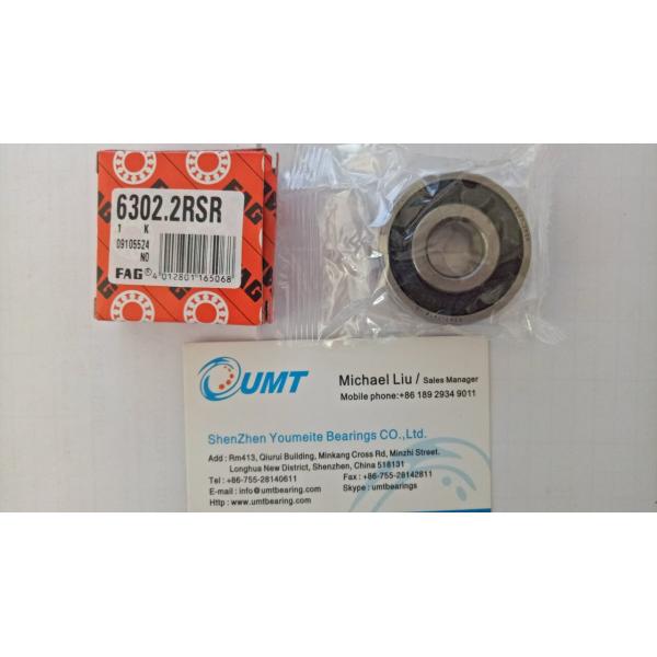 6302-2RSR Deep Groove Ball Bearing , Fag Precision Bearings Used In Welder And