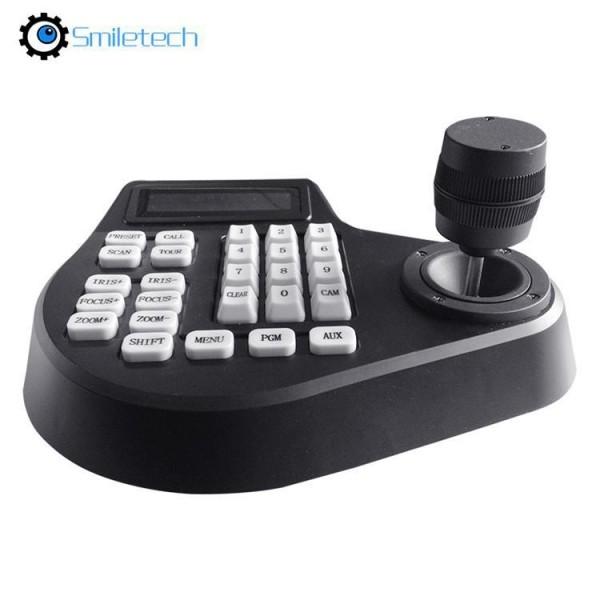 Quality 3D Axis joystick keyboard AHD TVI CVI analog speed dome PTZ Controller RS485 Pelco-D/P display for surveillance camera wholesale