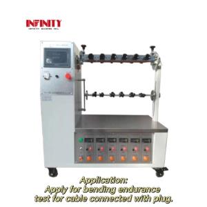 Bending Speed 10~60c.p.m Adjustable Plug Bending Durability Testing Machine