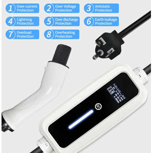 Level 2 Ev Charger Ac Station 3.5kw 7kw 10kw 16A 32A 40A Home Charger Station For Tesla