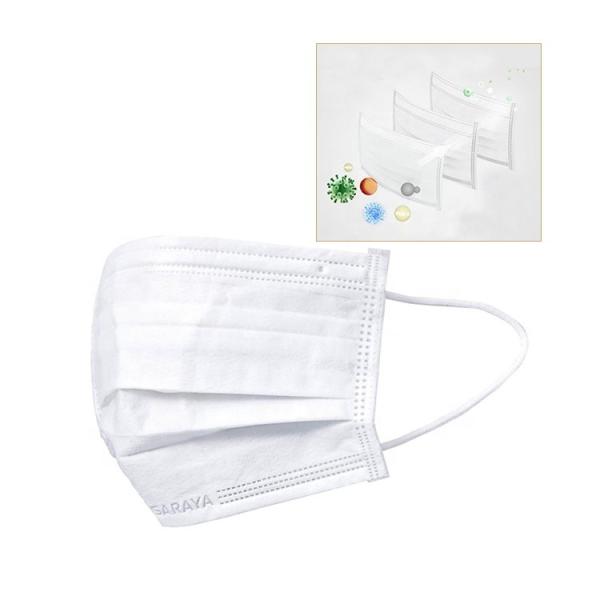 Quality Superfine Fiber Material Disposable Medical Mask , 3 Ply Non Woven Face Mask CE / FDA wholesale