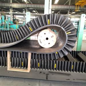Impact Resistance Rubber Multi Ply Textile Corrugated Sidewall Conveyor Belt