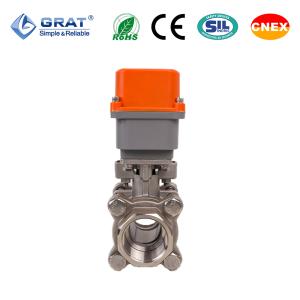 Smart DN25 Motorized Ball Valve with IoT Connectivity for Remote Monitoring and