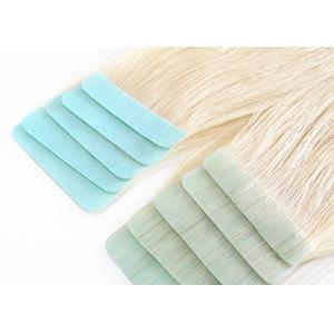 China Glossy Blonde Tape In Hair Extensions High Durability No Split Easy To Wear on sale