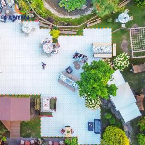 Highly Resistant To UV Rays Portable Event Flooring Customizable Safe for Event