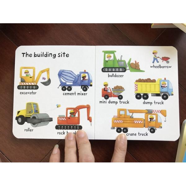 Quality Perfect Binding Infants Kids Cardboard Books Foil Stamping Delicate Design wholesale