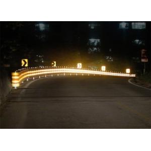 PVC Yellow Road Rolling Barrier With Galvanized Beam