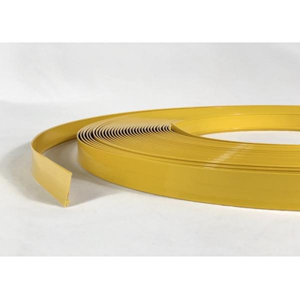 Quality Arrow Shape Yellow Color Plastic Aluminum Trim Cap Covering 1 Inch Good Flexibility wholesale