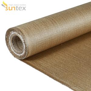High Temperature Resistant Fabrics Vermiculite Coated Fiberglass Fabric For