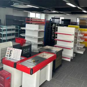 Xingye Factory Custom Size Color store display rack slotted backboard single