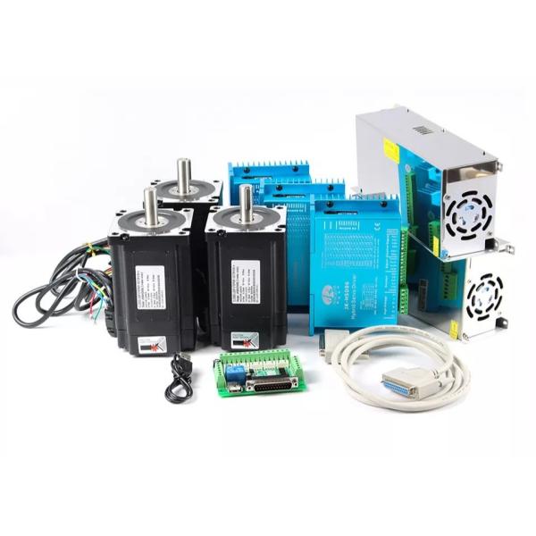 12.5N.m High Torque NEMA 34 Closed Loop Stepper Motor 4 Axis CNC Kit for CNC