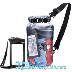 PVC Waterproof Dry Backpack for Outdoor Activities, 500D PVC tarpaulin dry bag
