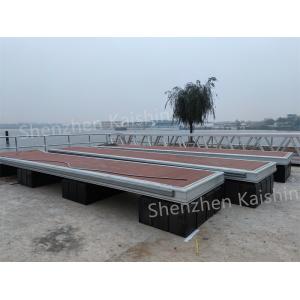 Cheap Aluminum Floating Docks Marina Floating Bridge Yacht Floating Pontoon For Waterfront Project for sale