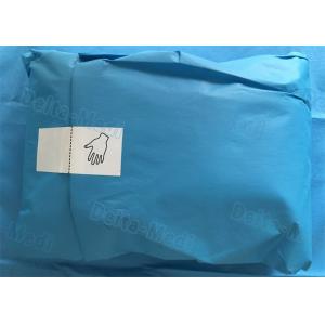 Blue Disposable Split Sheet Sets , Single Universal Medical Surgical Kit