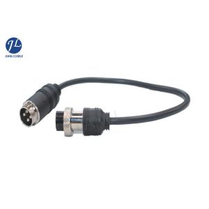 GX16 4Pin Aviation Connector Cable For Vehicle Rear View System