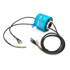 Senring ODM Electrical Rotary Connector Large Diameter Slip Ring For Gigabit