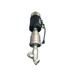 China PTFE Thread Connection 16 Bar Angle Seat Valve on sale