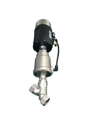 Quality PTFE Thread Connection 16 Bar Angle Seat Valve wholesale