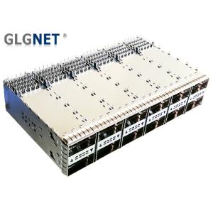 Multiple Port Pluggable IO Sfp Port Connector Cages 2x6 QSFP28/ZQSFP 28G Bps Per