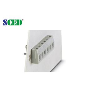 Cheap Plastic Through Panel Din Rail Terminal Blocks With Electrical Wire Terminals for sale