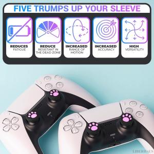 Cat Paw Thumbstick Grips for Xbox ONE PS3 PS4 PS5 Enhance the Gaming Experience