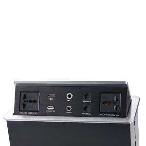 Conference Table Pop Up Box Data And Power Socket With Usb Control Box / Desk