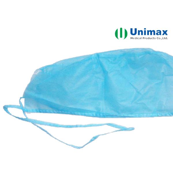Spunbond Disposable Non Woven Cap With Ties