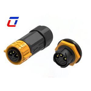 Multi Pin Connector Types Of 3+9 Pin M25 30A 300V Outdoor Waterproof Connector