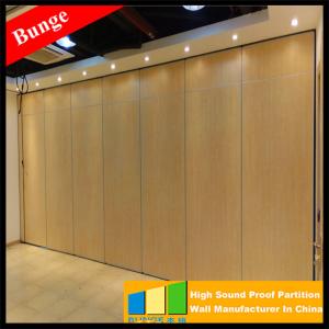 Cheap Customized Wooden Acoustic Movable Partition Walls For Artgallery / Office for sale