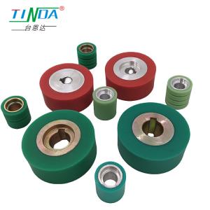 350 Celcius Temperature Resistance Flexible Cylindrical Rubber Press Rollers For Various Applications