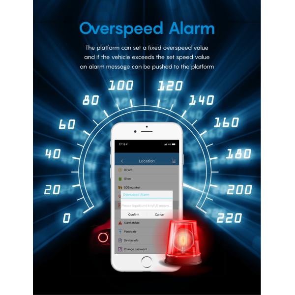 Smart 4G GPS Tracker Fleet Management Easy Hidden Remotely Cut Off