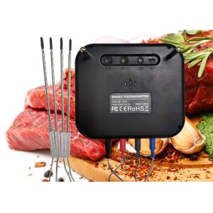 BBQ Grilling Smoker WIFI Bluetooth Food Thermometer With 4 Probes And Clip