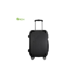 Cheap Double Zipper ABS Trolley Lightweight Hardside Suitcase for sale