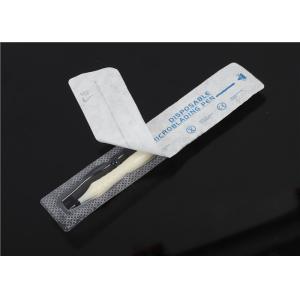 Small Microblading Manual Tool , White Disposable Permanent Makeup Pen